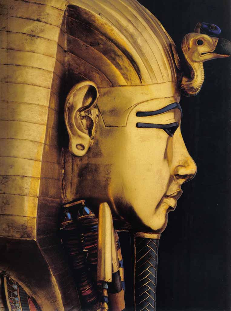 Лицевая часть внутреннего гроба Тутанхамона