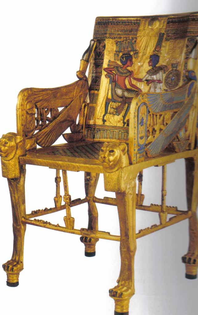 Позолоченный трон Тутанхамона