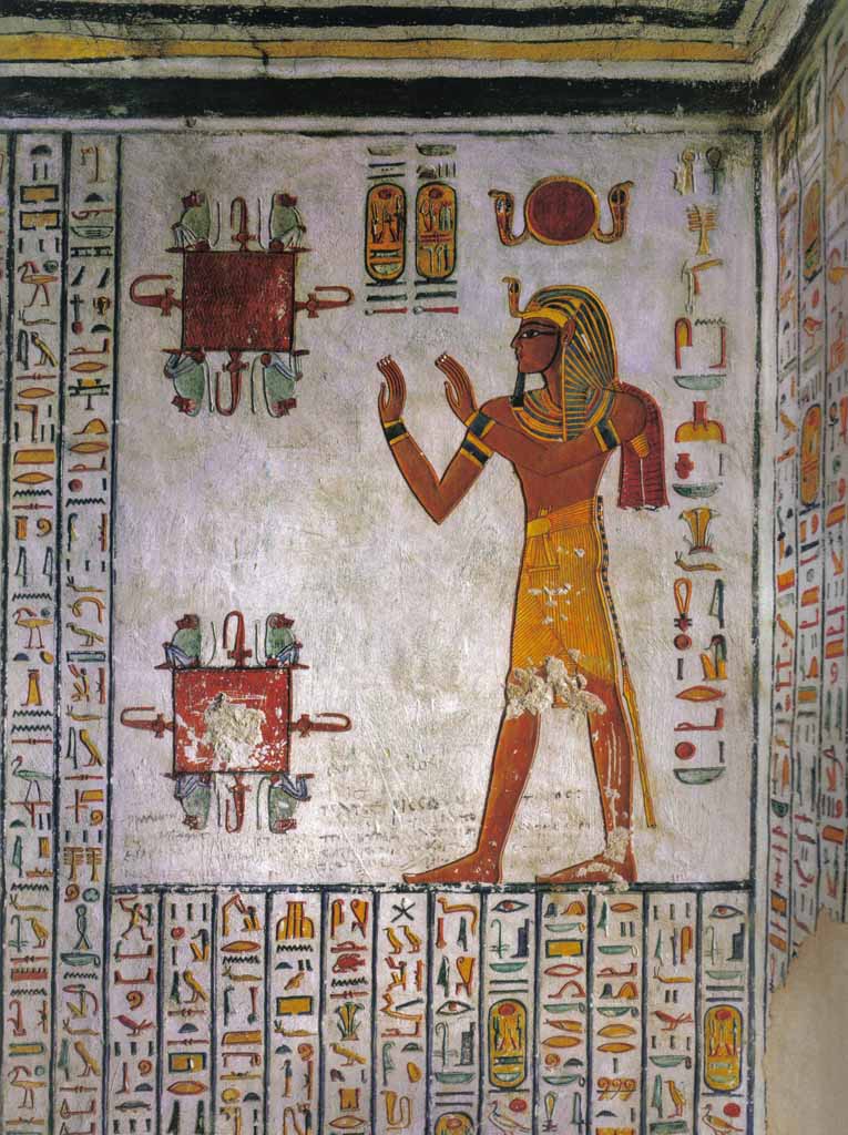 Роспись из гробницы Рамсеса IV