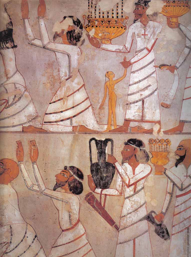 Настенные росписи фиванской гробницы